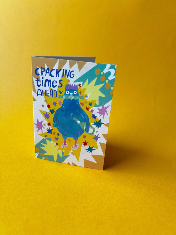 Fernandes Makes - Cracking Times Ahead Festive greetings card