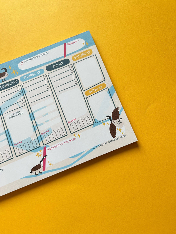 Fernandes Makes - Silly goose A4 Desk Pad