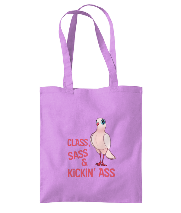 Westford Mill Promo Shoulder Tote Bag Class sass kickin ass tee