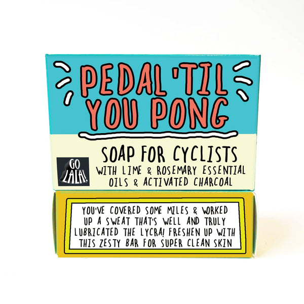 Go La La - Pedal Til You Pong - soap for cyclists