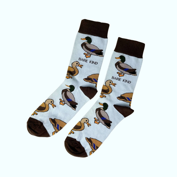 Bare Kind Socks - Duck Socks | Bamboo Socks | Blue Socks | Farm Socks