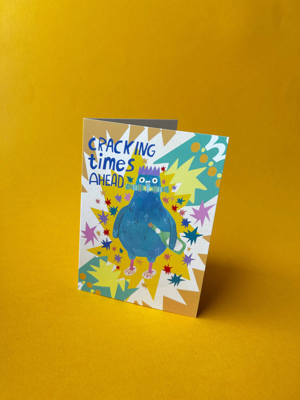 Fernandes Makes - Cracking Times Ahead Festive greetings card