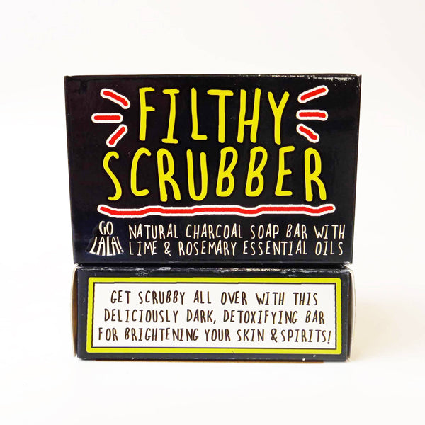 Go La La - Filthy Scrubber Soap Lime & Rosemary Funny Gift