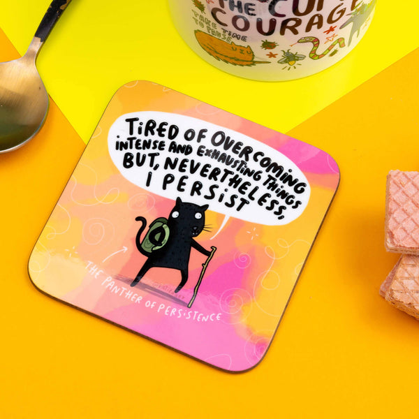 Katie Abey - Panther of Persistence Coasters