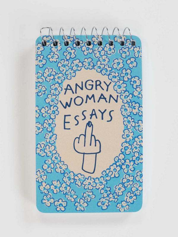 Incognito - PP110 Angry Woman Essays 3x5 Spiral Notebook
