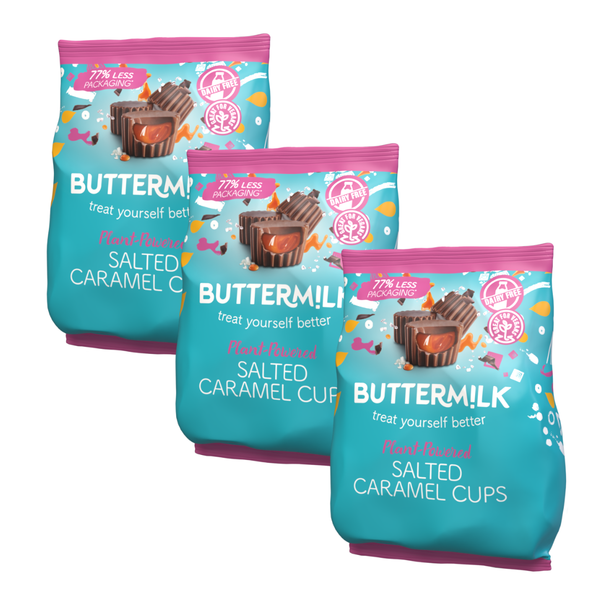Buttermilk - Salted Caramel Cups VEGAN