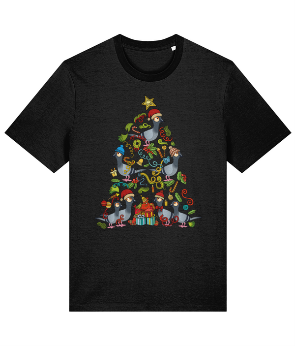Christmas Tree Pigeon - ethical Premium adults T-shirt (Stanley / Stella)