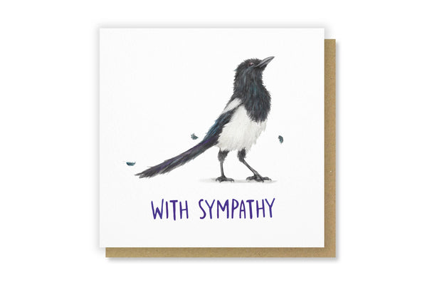 Citrus Bunn - With Sympathy - Magpie Greetings Card