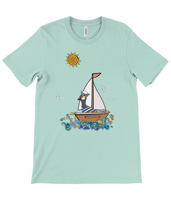 Sailor Pige Canvas Unisex Crew Neck T-Shirt (2024)