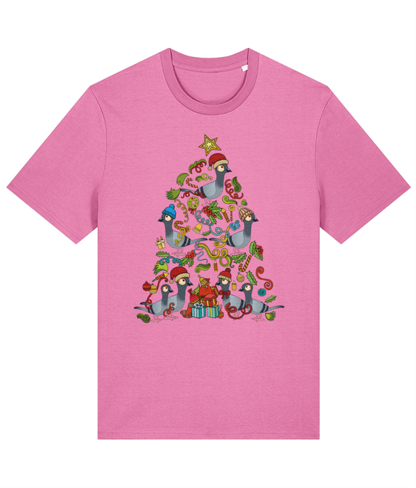 Christmas Tree Pigeon - ethical Premium adults T-shirt (Stanley / Stella)