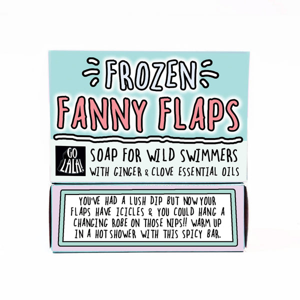 Go La La - Frozen Fanny Flaps  Soap Ginger and Clove - Funny Gift 