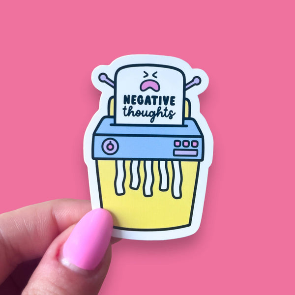 Sunshine Lane - Shred Your Negative Thoughts Sticker