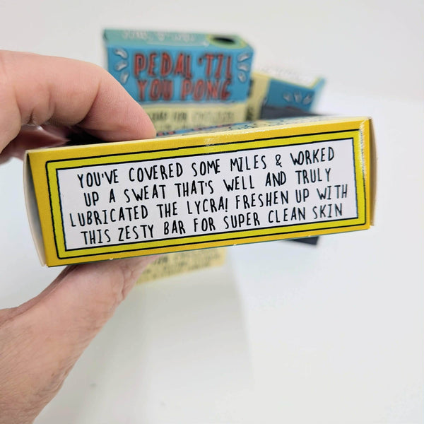 Go La La - Pedal Til You Pong - soap for cyclists
