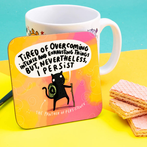 Katie Abey - Panther of Persistence Coasters