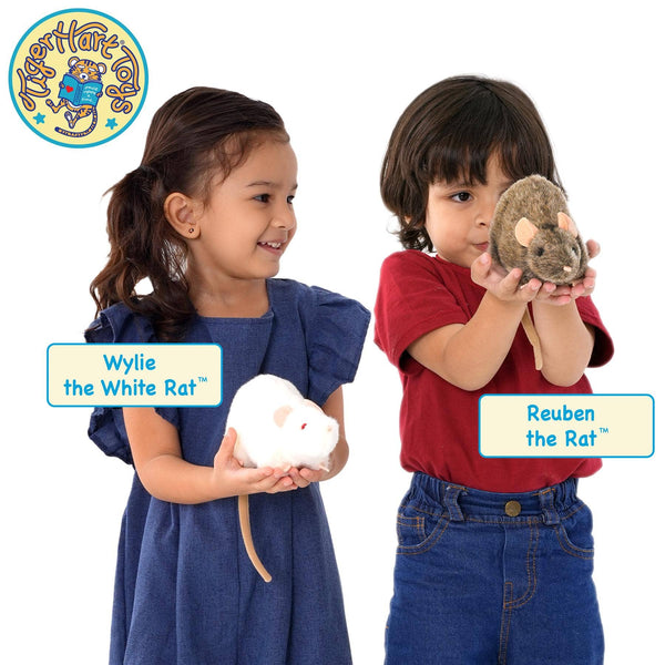 VIAHART Toy Co. - Reuben The Rat | 7 Inch Stuffed Animal Plush | By TigerHart Toys