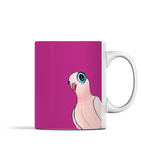 Mug Dove Love pink Mug Ellen S