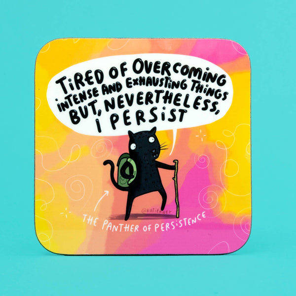 Katie Abey - Panther of Persistence Coasters