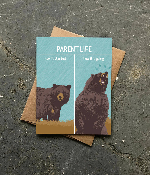 Modern Printed Matter - How It's Going Parent Life Card