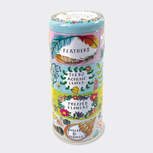 Rachel Ellen Designs - Stacking Tins - My Nature Collection