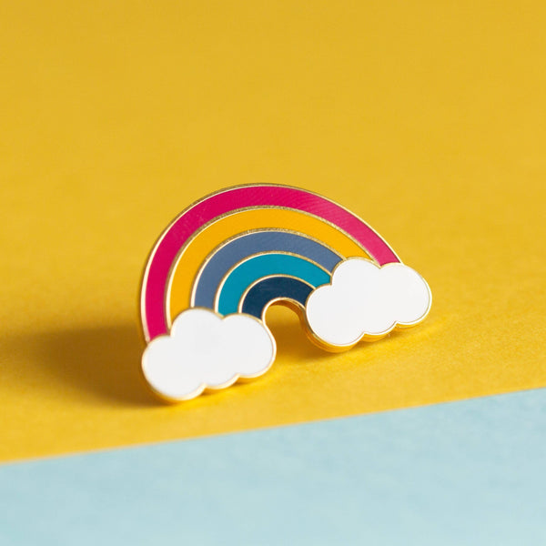 Hey There Munchquin - Colourful rainbow hard enamel pin