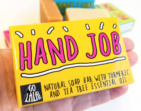 Go La La - Hand Job Soap Tea Tree & Turmeric Funny Gift