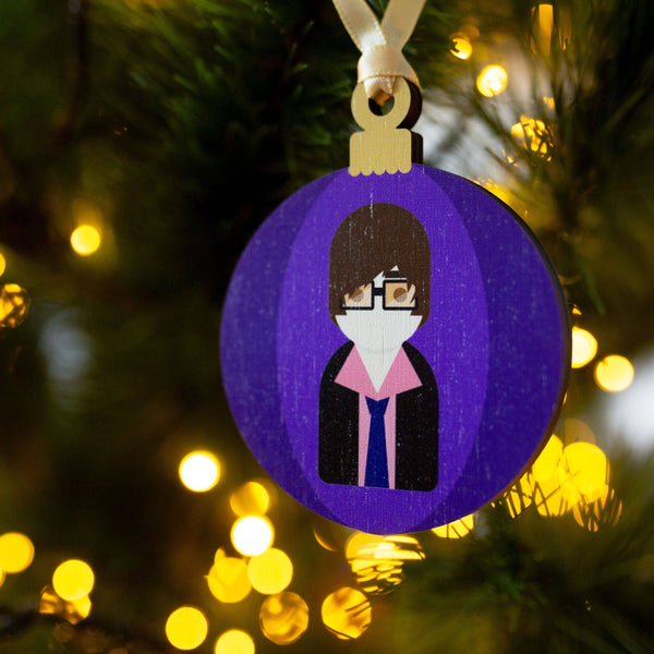 Hey There Munchquin - UV printed statement bauble inspired by Jarvis Cocker