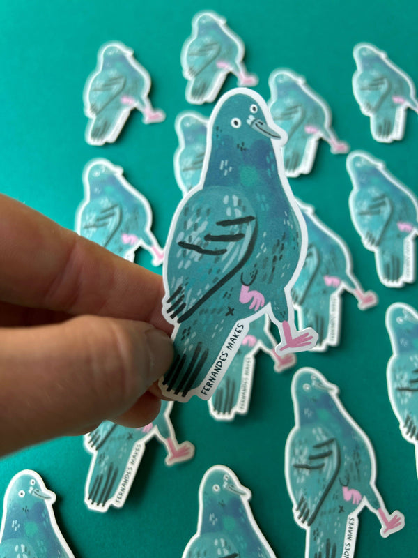 Fernandes Makes - Pigeon Vinyl Stickers (Vol. 2 / 12 New Pigeons)