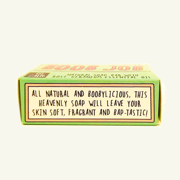 Go La La - Boob Job Soap Rose Geranium Funny Gift