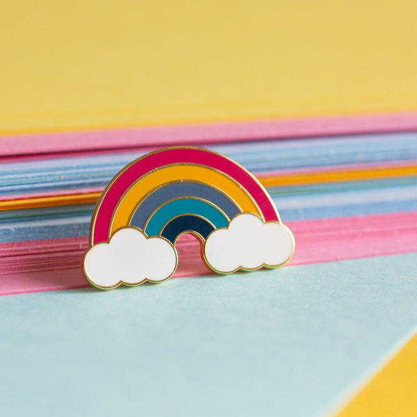 Hey There Munchquin - Colourful rainbow hard enamel pin