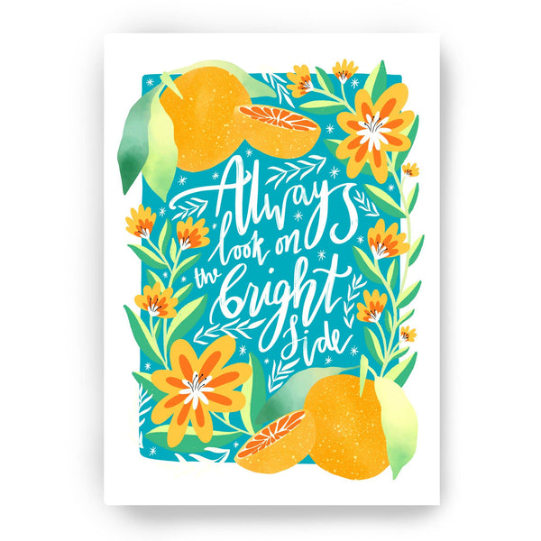 The Sunshine Bindery - Always Look On The Bright Side Card