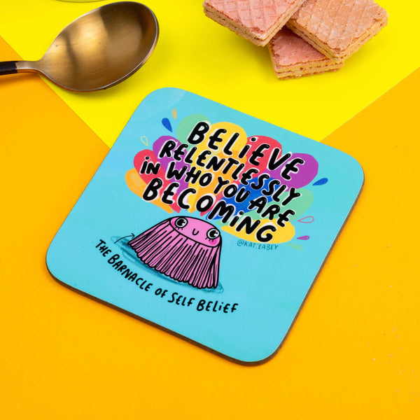 Katie Abey -Barnacle of Self Belief Coasters