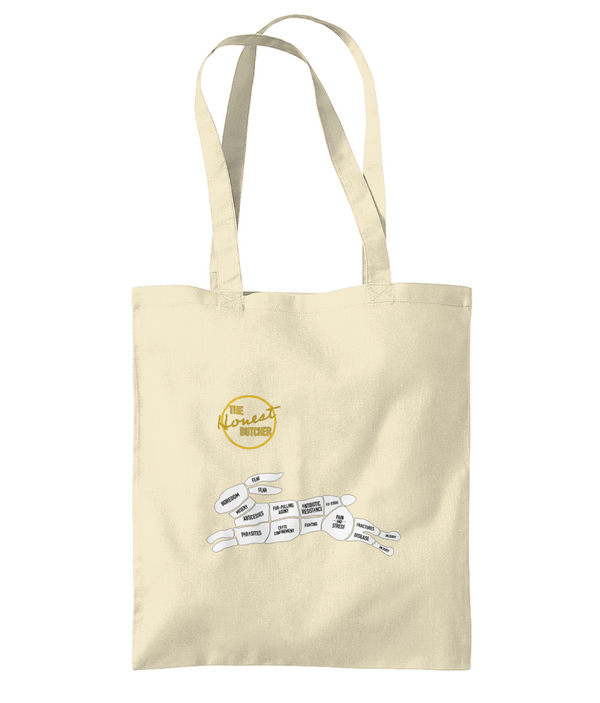Westford Mill Promo Shoulder Tote Bag the honest butcheer rabbit