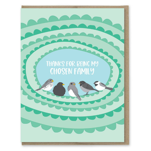 Modern Printed Matter - Chosen Family Card