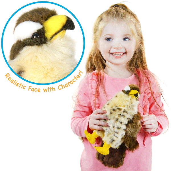 VIAHART Toy Co. - Percival The Peregrine Falcon | 9 Inch Stuffed Animal Plush