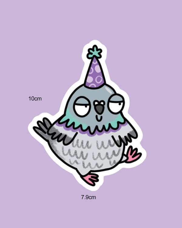 Rebel Romance - Rebel Romance x Katie Abey Pigeon Party Vinyl Sticker One