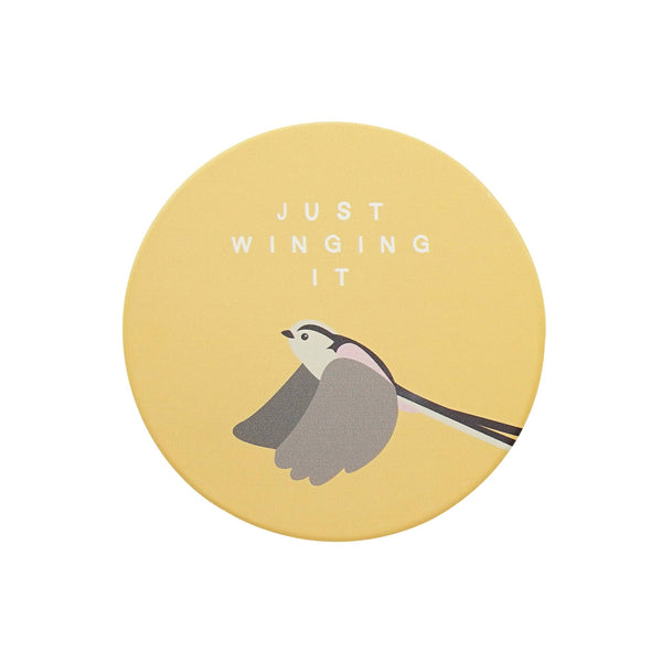 Half Moon Bay - Ceramic Coasters Birds Kingfisher Duck Blue Tit