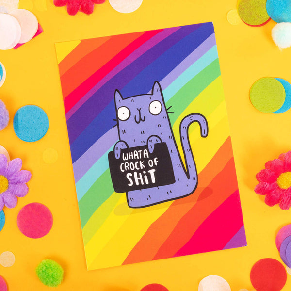 Katie Abey - Crock of Sh*t Postcard