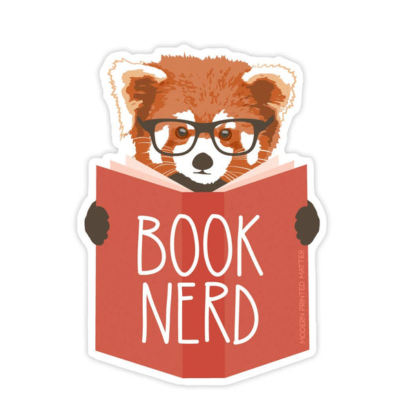 Modern Printed Matter - Book Nerd Sticker