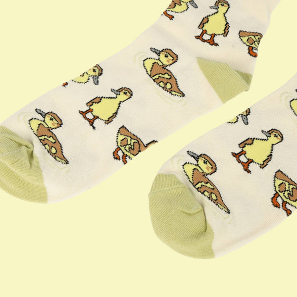 Bare Kind Socks - Ducklings Socks | Bamboo Socks | White Socks