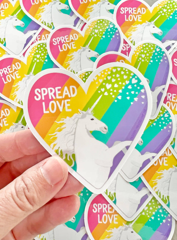 Modern Printed Matter - Spread Love Sticker
