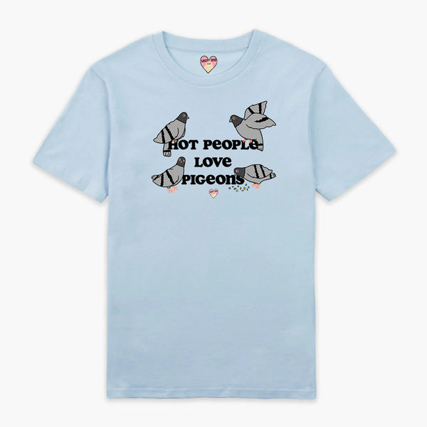 Hot People love Pigeons Adults T-shirt