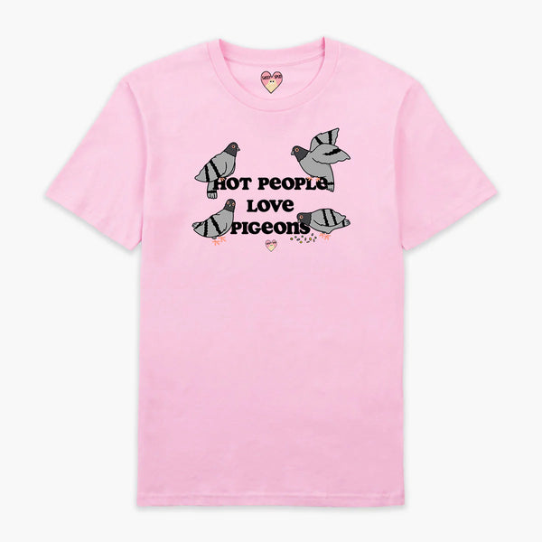 Hot People love Pigeons Adults T-shirt