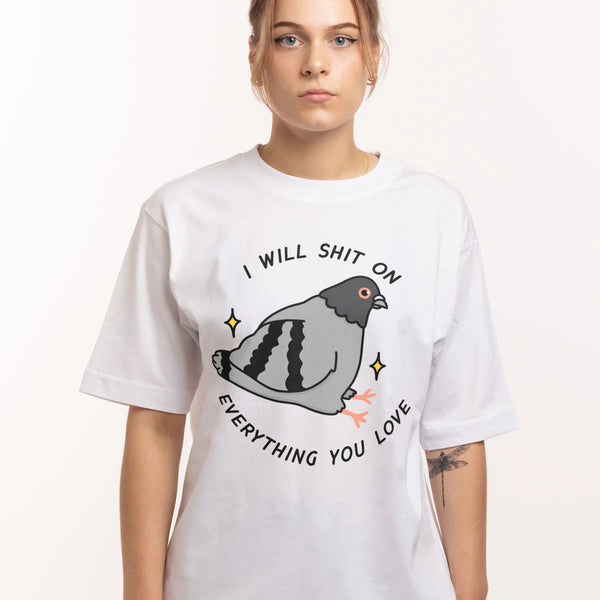 Pigeon Poo (Full Print) Adults T-shirt
