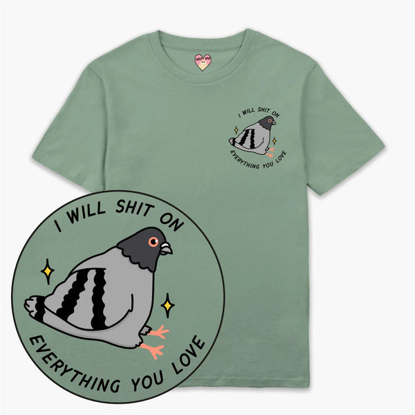 Pigeon Poo Adults T-shirt