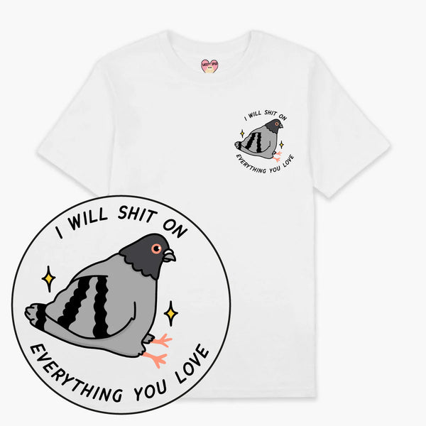 Pigeon Poo Adults T-shirt