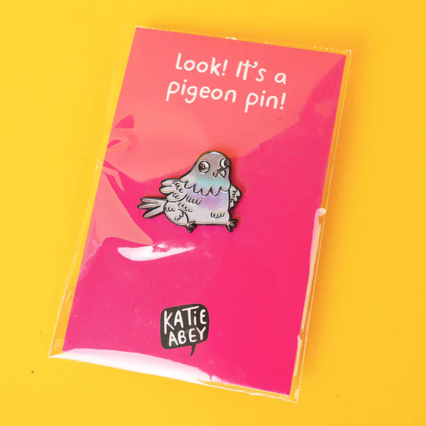Look! It's a Pigeon Enamel Pin Badge 🐦