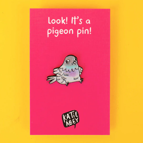 Look! It's a Pigeon Enamel Pin Badge 🐦