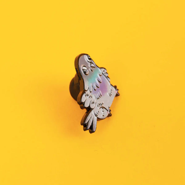 Look! It's a Pigeon Enamel Pin Badge 🐦