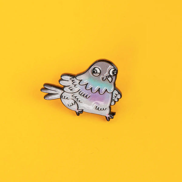 Look! It's a Pigeon Enamel Pin Badge 🐦