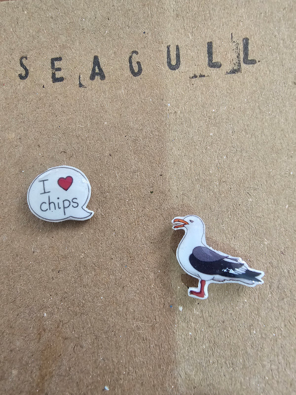 Herring Gull earrings